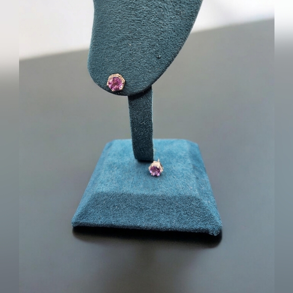 Ameythst Earrings - Picture 5 of 7